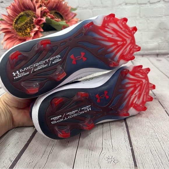 new without box Under Armour baseball softball molded cleats sz 9.5 womens - Picture 5 of 7